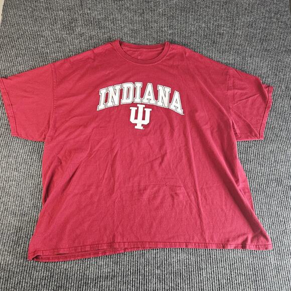 Indiana Hoosiers Shirt Mens 4XL Red NCAA College Basketball Short Sleeve Tee - Picture 1 of 9